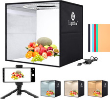 12"X12"X12" Photo Studio Light Box Photography with Desktop Tripod  120 Leds C