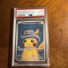 2023 Pokemon Pikachu Van Gogh Grey Felt Hat #085 PSA 10