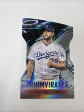 2023 Topps Stadium Club Baseball Clayton Kershaw Triumvirates Die Cut Insert