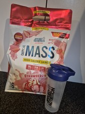 Applied Nutrition Critical Mass Gainer + FREE Shaker (6kg Strawberry) - RRP£80 6.83 per kilo
