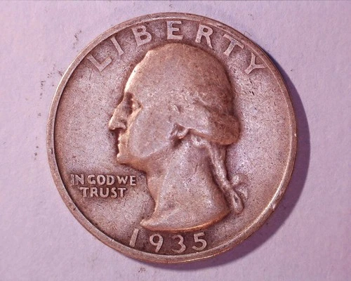 1935-D Washington Quarter  VG COND. **302-6