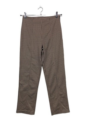 YAS Stoffhose Damen Hose Gr. DE 36 wollweiß-schwarz Casual-Look