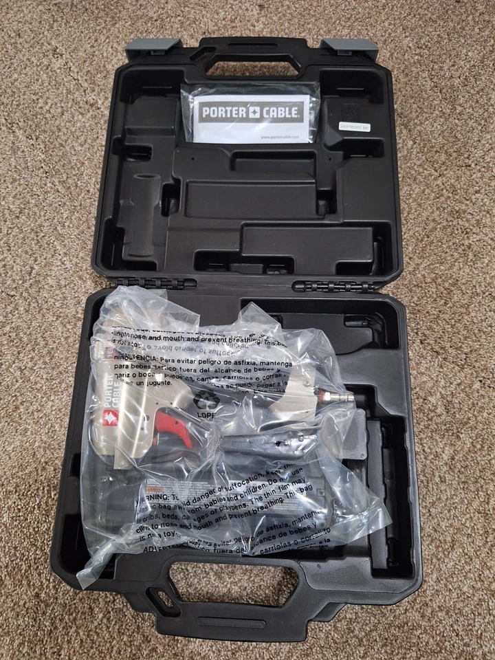 Степлер узкий коронный Porter-Cable NS150C пневматический 18 калибр 1-1/2 дюйма - Изображение 2 из 4