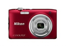Nikon COOLPIX A100 Digital Camera 20MP 5x Zoom Red Compact From Japan