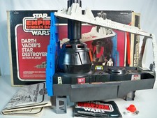 K26i93402 DARTH VADER STAR DESTROYER W  BOX 95  COMPLETE 1980 STAR WARS VINTAGE