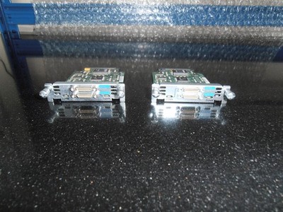 2 x Cisco WIC-2T 2-Port Serial WAN Interface Card