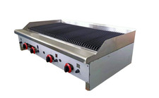 Commercial 4 Burner Gas BBQ Grill 120,000 BTU Natural Gas LPG Dual Fuel