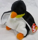 New! Rare~Vintage Ty Original 1995 “Waddle” the Penguin Beanie Baby Plush