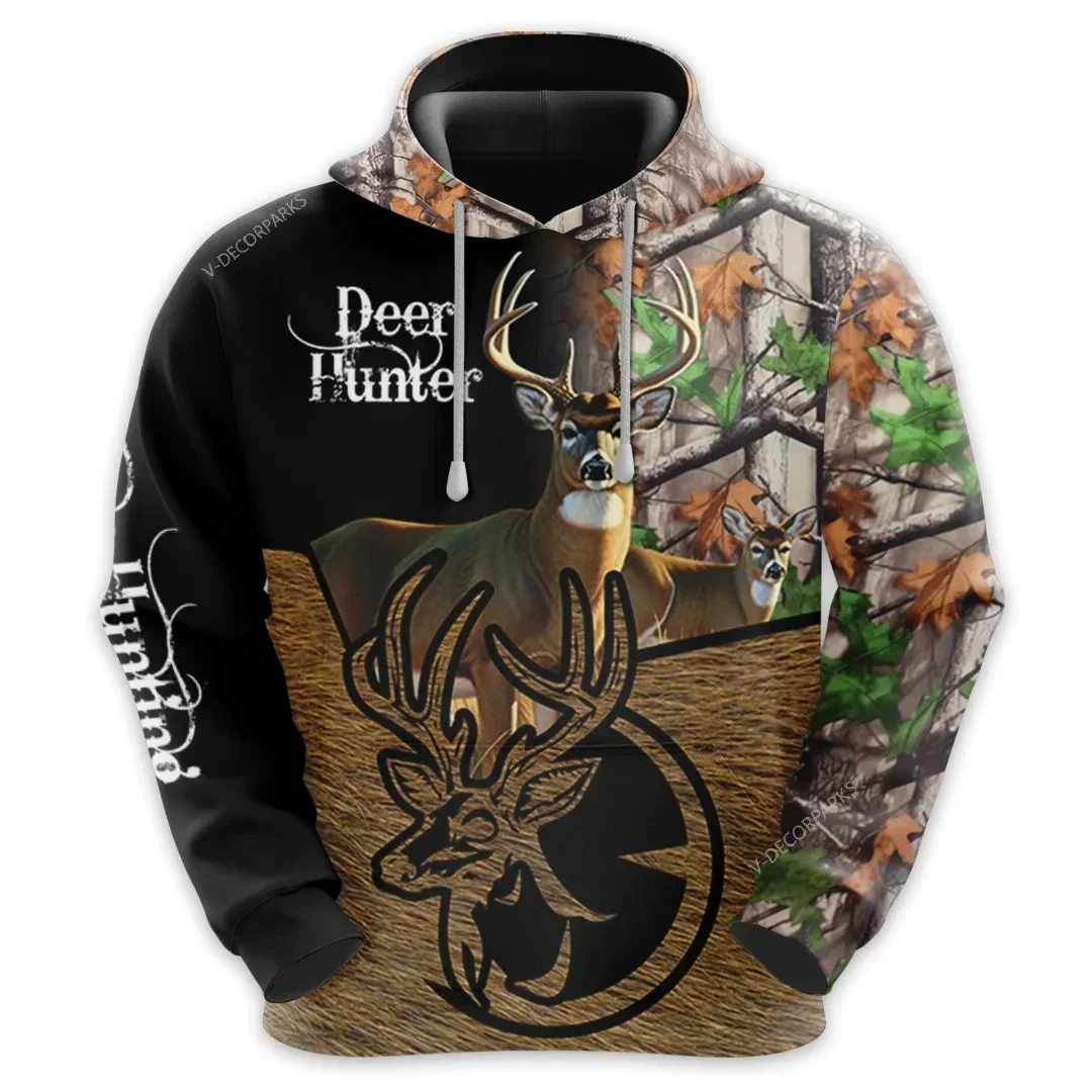 Forest Deer Hunting Hoodie Man&Women S-5Xl