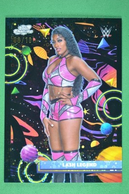 Lash Legend 2026 Topps Chrome Cosmic WWE Black Eclipse Refractor #/10 #133