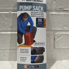 New!! SeaToSummit airstream pump sack- Plug For Inflating Any STS Sleepmats