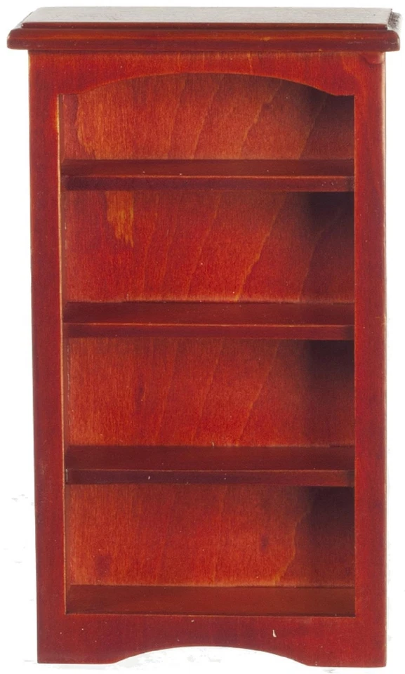 Étagère Petite Bibliothèque En Acajou Bureau Bureau Mobilier - Photo 1/4