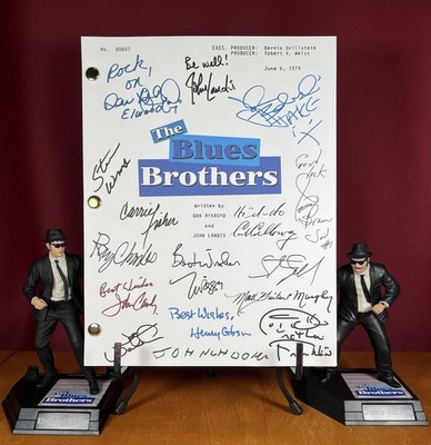 The Blues Brothers Script Signed- Autograph Reprints- 124 Pages