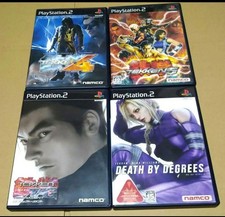 Tekken PS2 Software 4 Set Bundle Used Japan