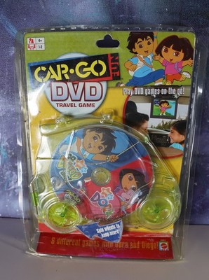 Mattel Games Car Go Fun DVD Travel Game Dora & Go Diego Go Brand New