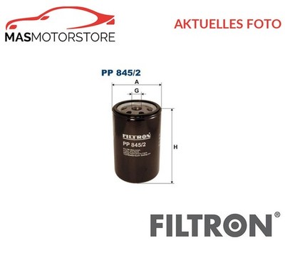 KRAFTSTOFFFILTER FILTRON PP845/2 P FÜR DEUTZ-FAHR DX,D06,D07,AGROPLUS,AGROXTRA