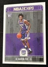 De’Aaron Fox - 2017-18 Panini Hoops #255 (RC) Rookie   Sacramento Kings    J45