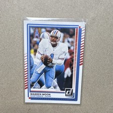 Panini 2025 Donruss Warren Moon #186 Houston Oilers Football Base Set NFL Card