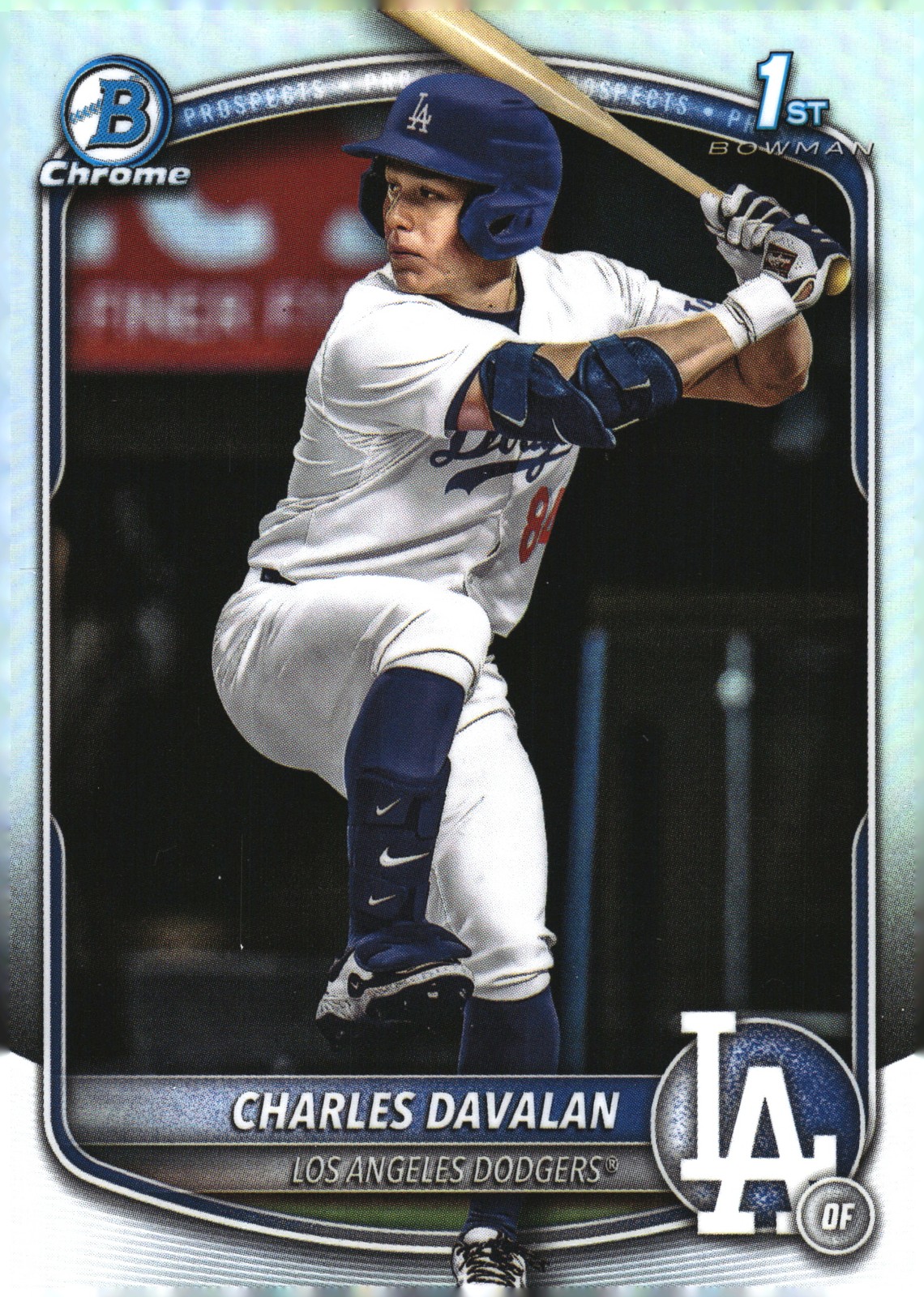 2025 Bowman Draft Charles Davalan #BDC-96 Chrome Refractor