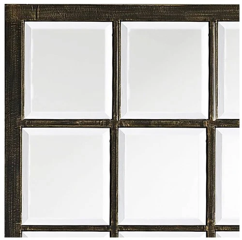 Howard Elliott Superior Oiled Bronze 34" x 38" Wall Mirror - Picture 3 of 3