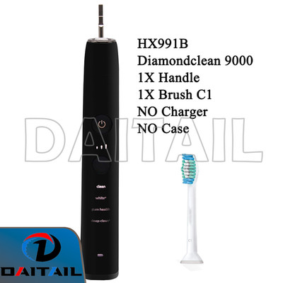 Electric Toothbrush Handle & Head for Philips Sonicare DiamondClean 9000 HX991B