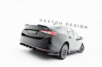Maxton Design Diffusor Flaps V.2 Passend FüR Skoda Superb Mk4 Schwarz Hochglanz