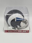 Tom Mack Signed LA Rams Mini Helmet Autographed Notarized Affidavit Case White — photo 4
