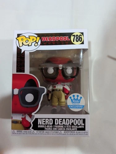 Funko Pop! Vinyl: Marvel - Nerd Deadpool - Funko Web (FW) (Exclusive) #786