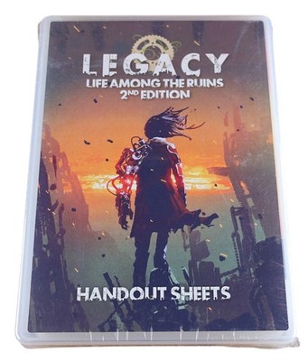 Legacy Life Among the Ruins 2nd Ed Handout Sheets RPG Sealed Modiphius UFO Press