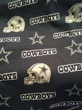 NFL Cotton Football Fabric Dallas Cowboys 1 Yard 58 inches wide