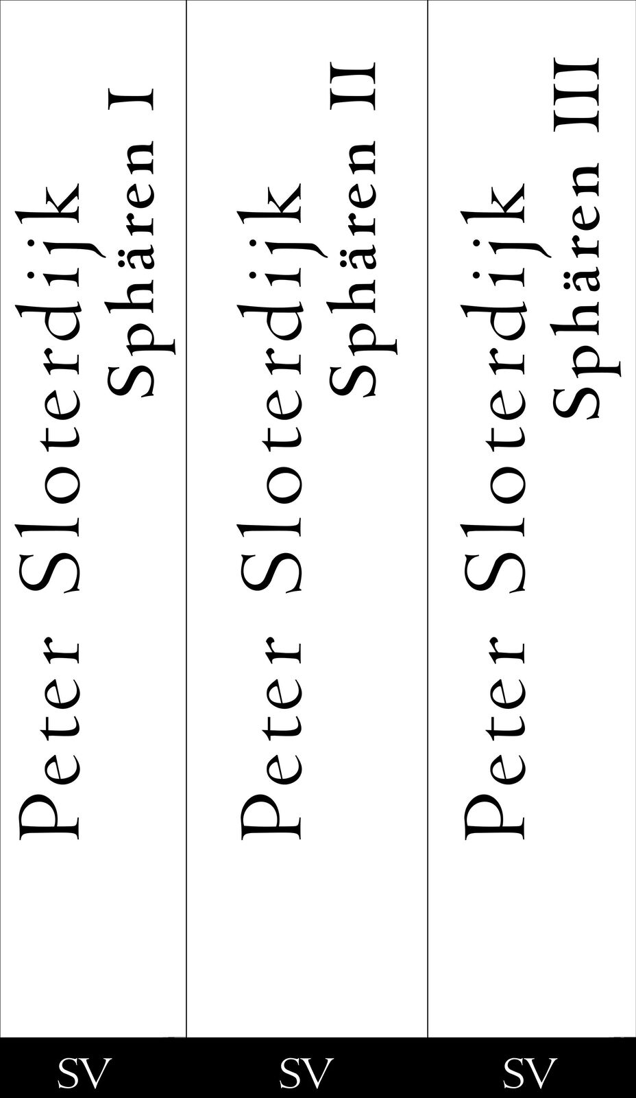 Thumbnail - Sphären Bde.1-3 Peter Sloterdijk
