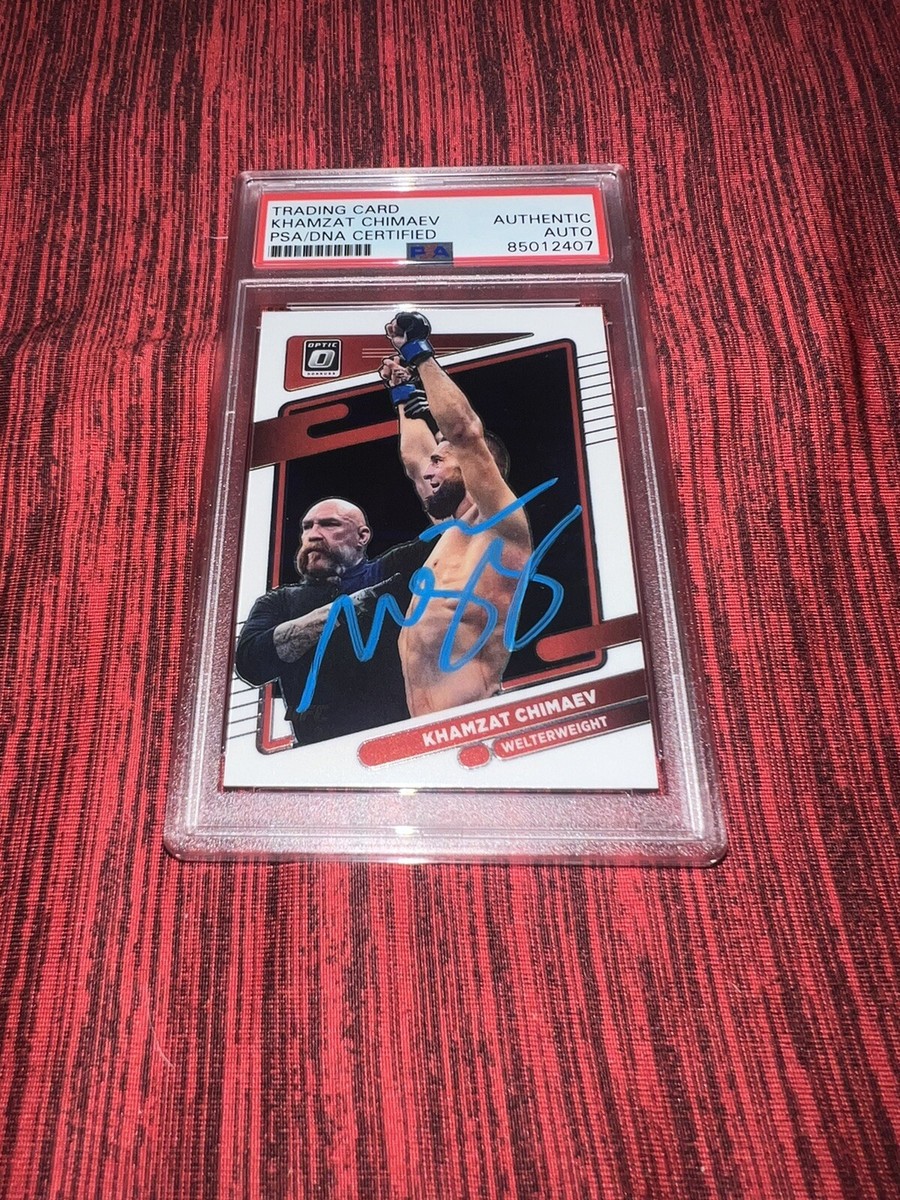 ufc optic psa鑑定済 カムザット・チマエフ サインカード Amazon