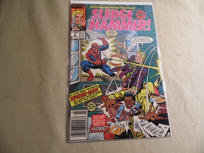 Sledge Hammer #2 (Marvel Comics 1988) Newsstand Variant / Frfee Domestic Ship