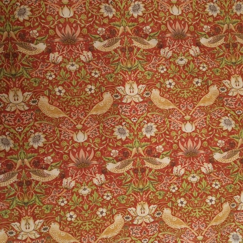 Tessuto William Morris Kelmscott Collection largo 110 cm, Ladro di fragole - Foto 89 di 129