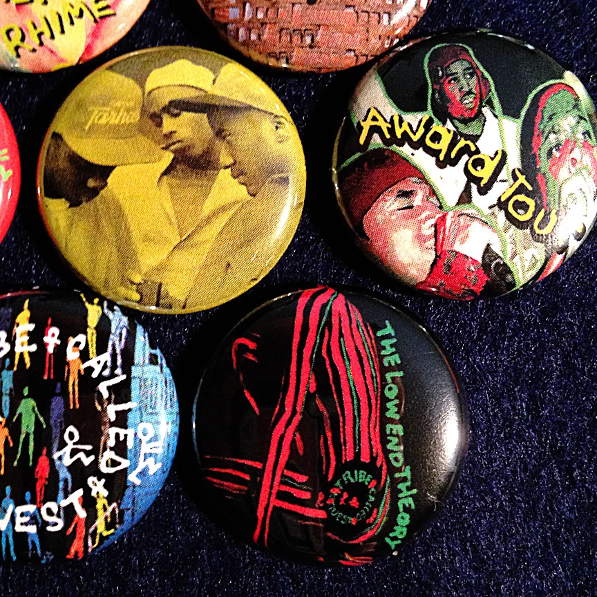 14 botones A Tribe Called Quest ATCQ 1" Low End Theory Q-Tip Golden Era Hip Hop Foto 3 de 4