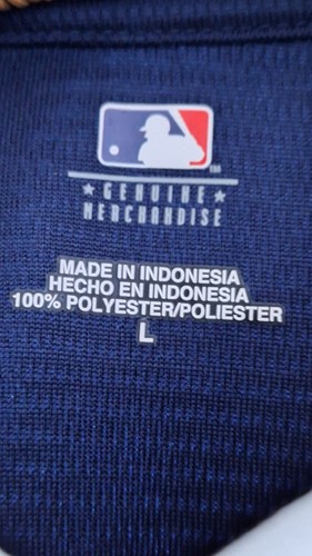 MLB Atlanta Braves Baseball Pullover (2870HT) Jersey Size L Clean - Picture 9 of 18