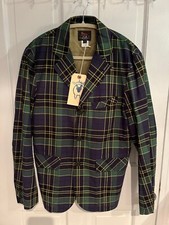 Woolrich Plaid Martin Madras Jacket Blazer Made in USA Size Small
