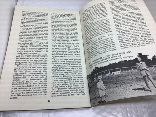 The Fabulous Henry Ford II 1964 Reprint Into A Book From Hearst Newspapers - Picture 4 of 4