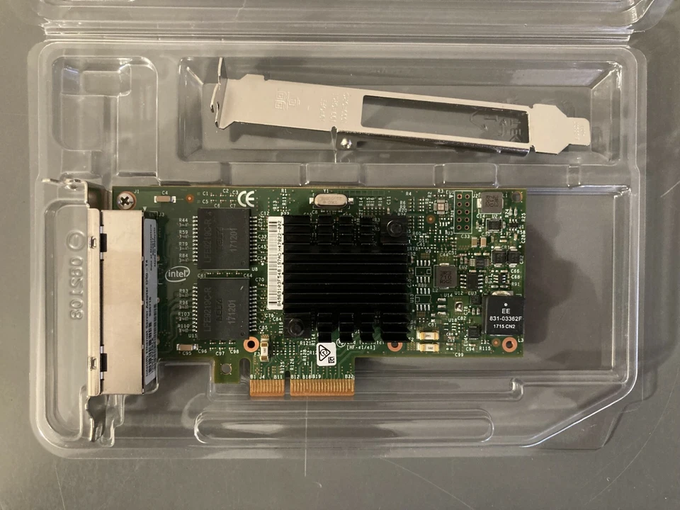 I350T4V2 Original Intel 1GbE Ethernet Server Adapter I350-T4V2 Both brackets - Image 3 of 3