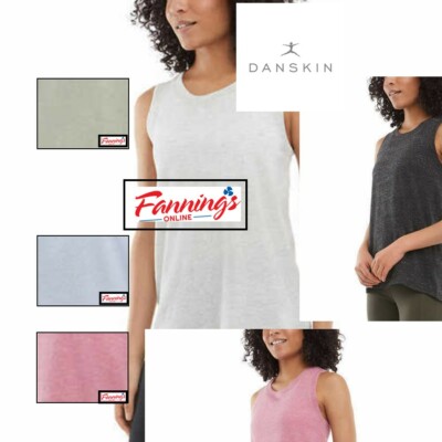  Danskin 3 Pack Hi-Low Tank Top Shirt Active Wear  J13