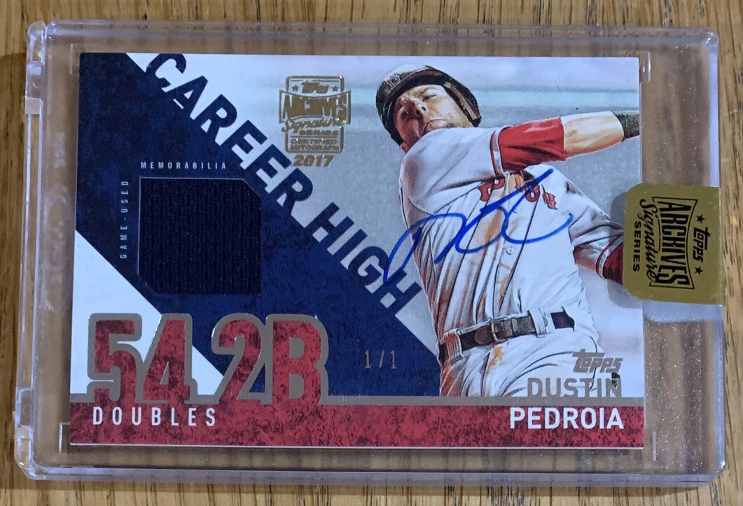 Dustin Pedroia Autograph Baseball Trading Cards for sale | eBay