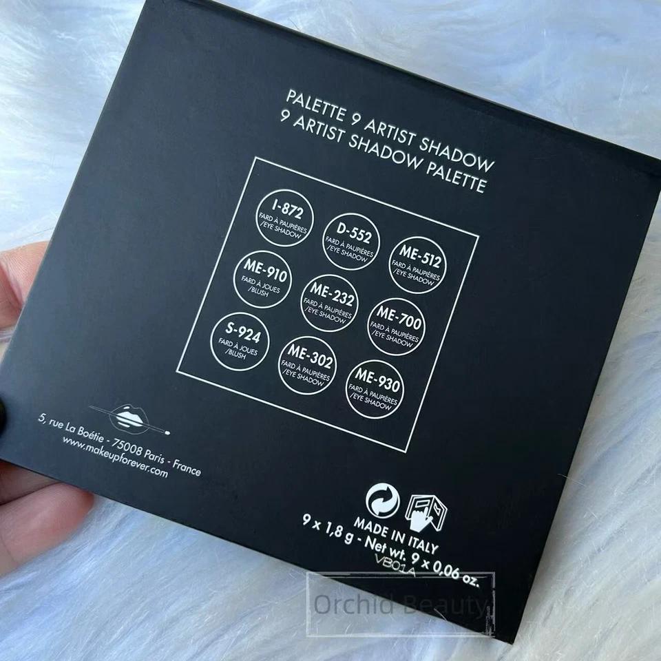 New Make Up For Ever 9 Artist Eyeshadow Palette Full size~Discontinued Rare - Image 4 of 4