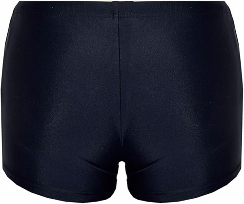 Unitex New Boys Plain Black Superior Stretch Swim Shorts Ages 5 to 13 Years S M - Picture 2 of 2