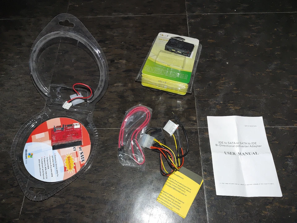 IDE PATA to Serial ATA SATA vice versa Interface Hard Drive HD Adapter Converter - Image 2 of 2