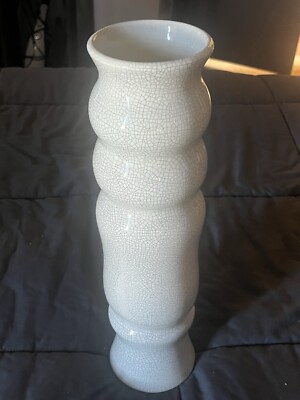 $50 OBO : RAYMOR Mid Century Italian Crackle Finish Vase By Alvino Bagini