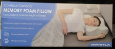 MEMORY FOAM PILLOW - CERVICAL SLEEPING PILLOW, CONTOUR BED PILLOW, ~NEW~