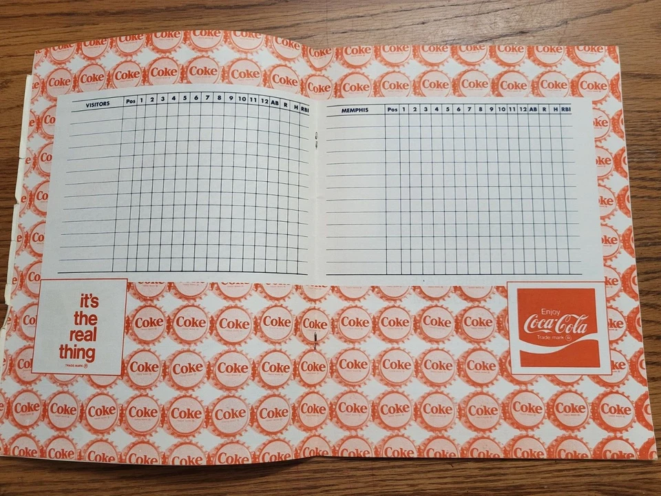 DIZZY DEAN Autographed 1973 Memphis Blues Baseball Program Cardinals Authentic - Image 3 of 4