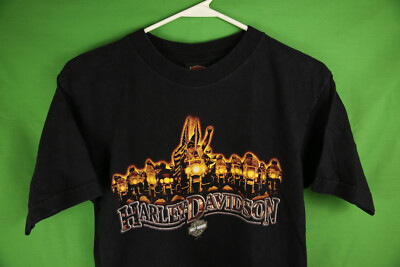 Harley Davidson T-Shirt Medium Made in USA Big Moose Portland 
