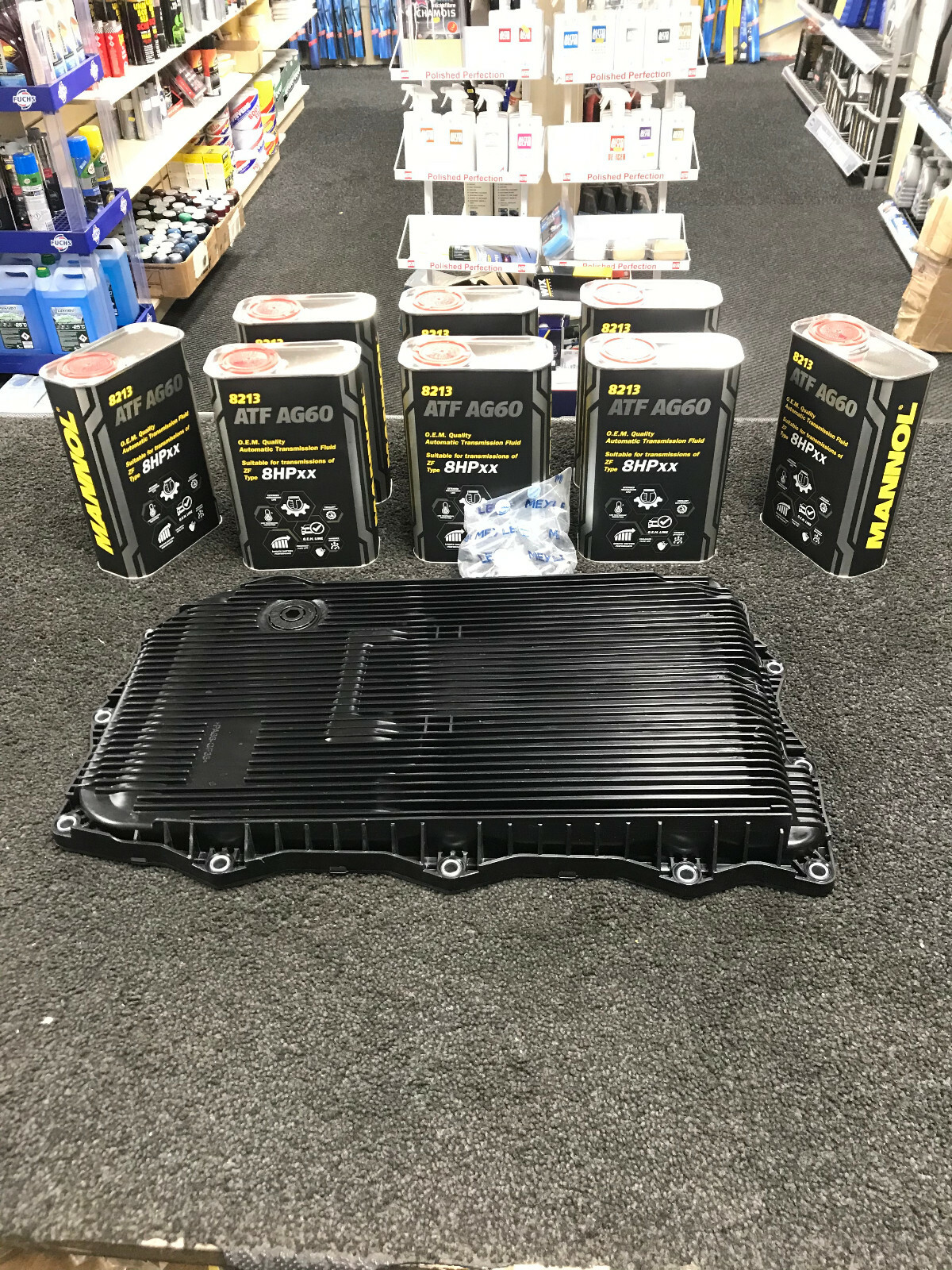 JAGUAR XJ XF 2.2TD 3.0V6 8SPEED AUTOMATIC TRANSMISSION OIL PAN SUMP