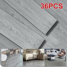 5 m� Floor Planks Tiles Grey White Oak Self Adhesive Wood Effect Vinyl Flooring